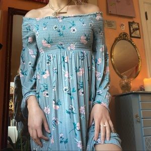 Floral Long sleeved dress